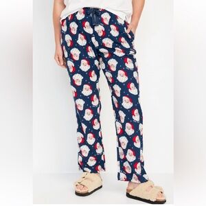 Old Navy Santa Flannel Pajama Pants Christmas Lounge Sleepwear